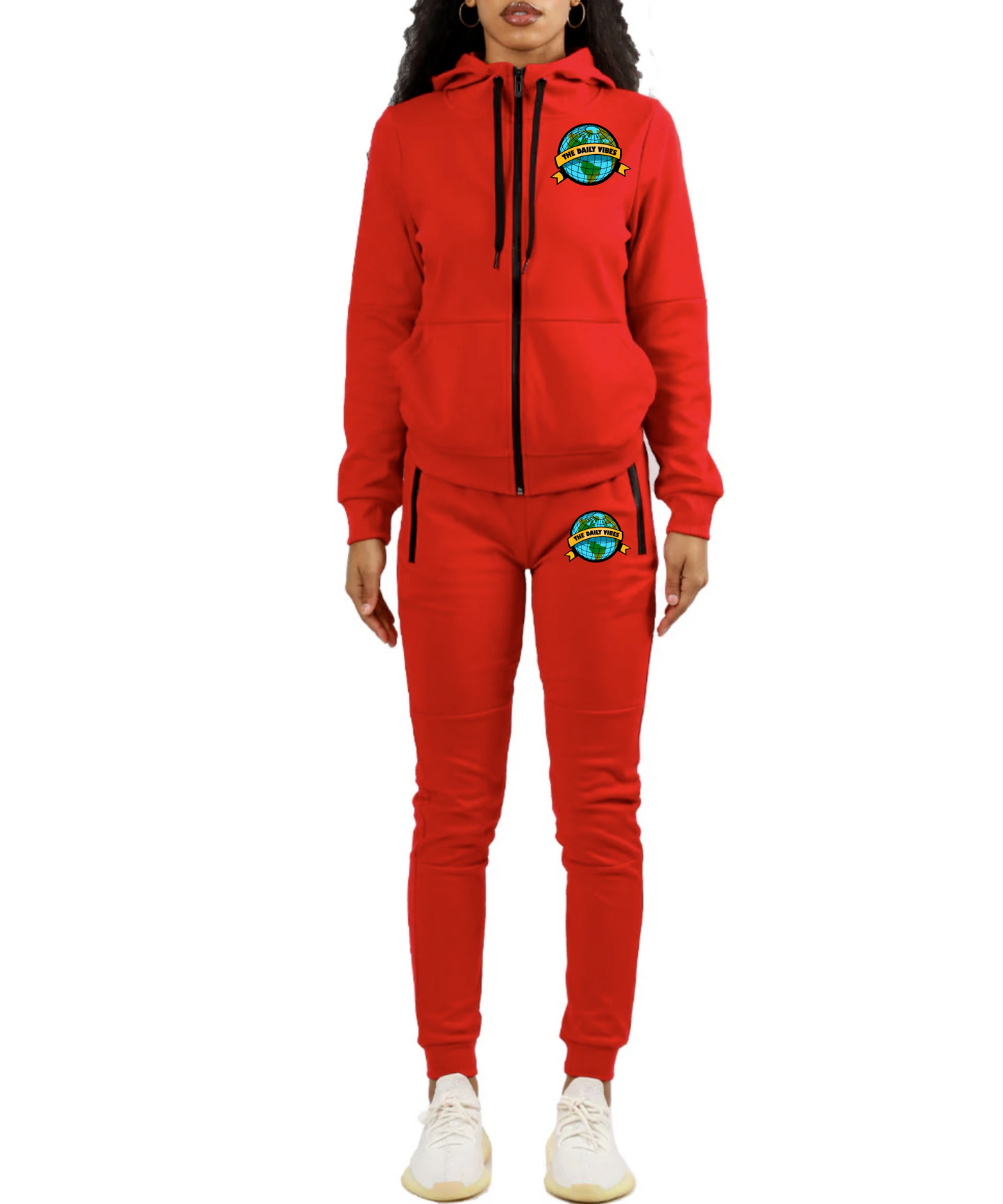 The Daily Vibes Tech Fleece  Women set
