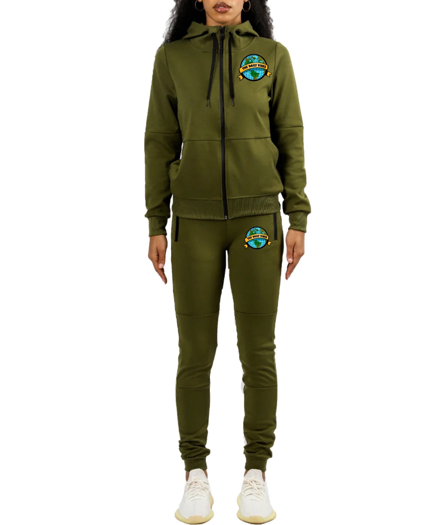 The Daily Vibes Tech Fleece  Women set
