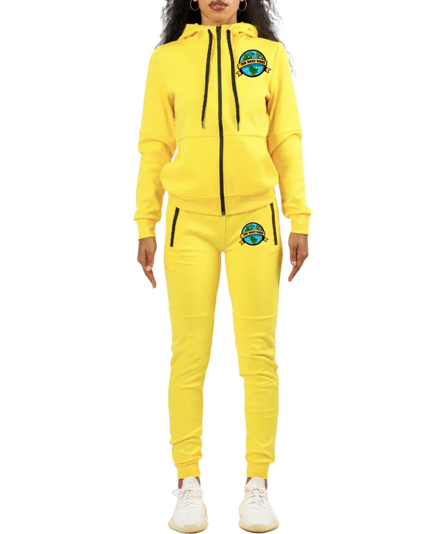 The Daily Vibes Tech Fleece  Women set