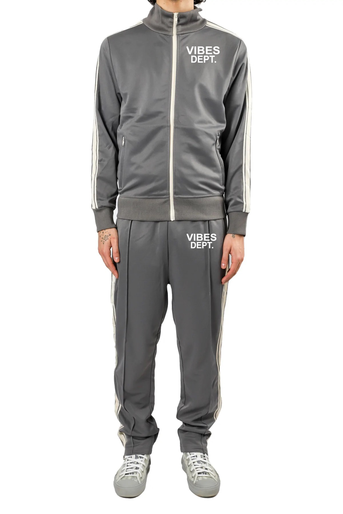 Vibes Dept. Track suit 2 Piece top and bottom