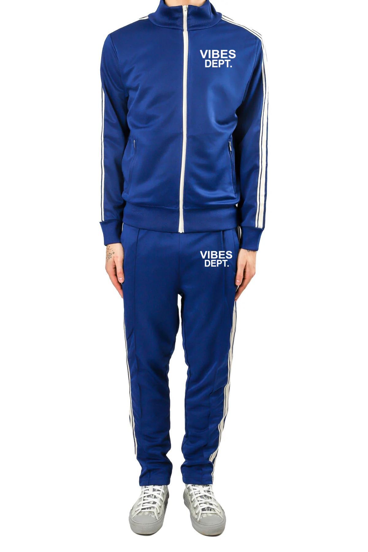 Vibes Dept. Track suit 2 Piece top and bottom