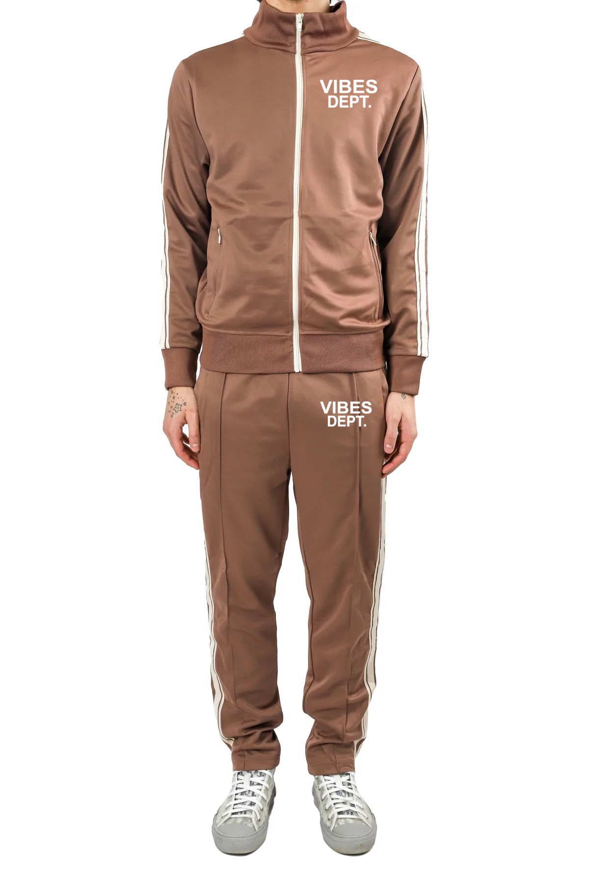 Vibes Dept. Track suit 2 Piece top and bottom