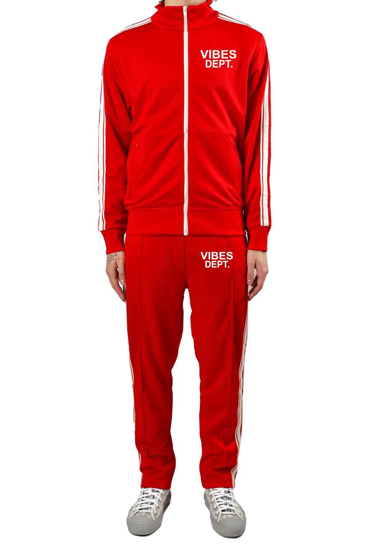 Vibes Dept. Track suit 2 Piece top and bottom