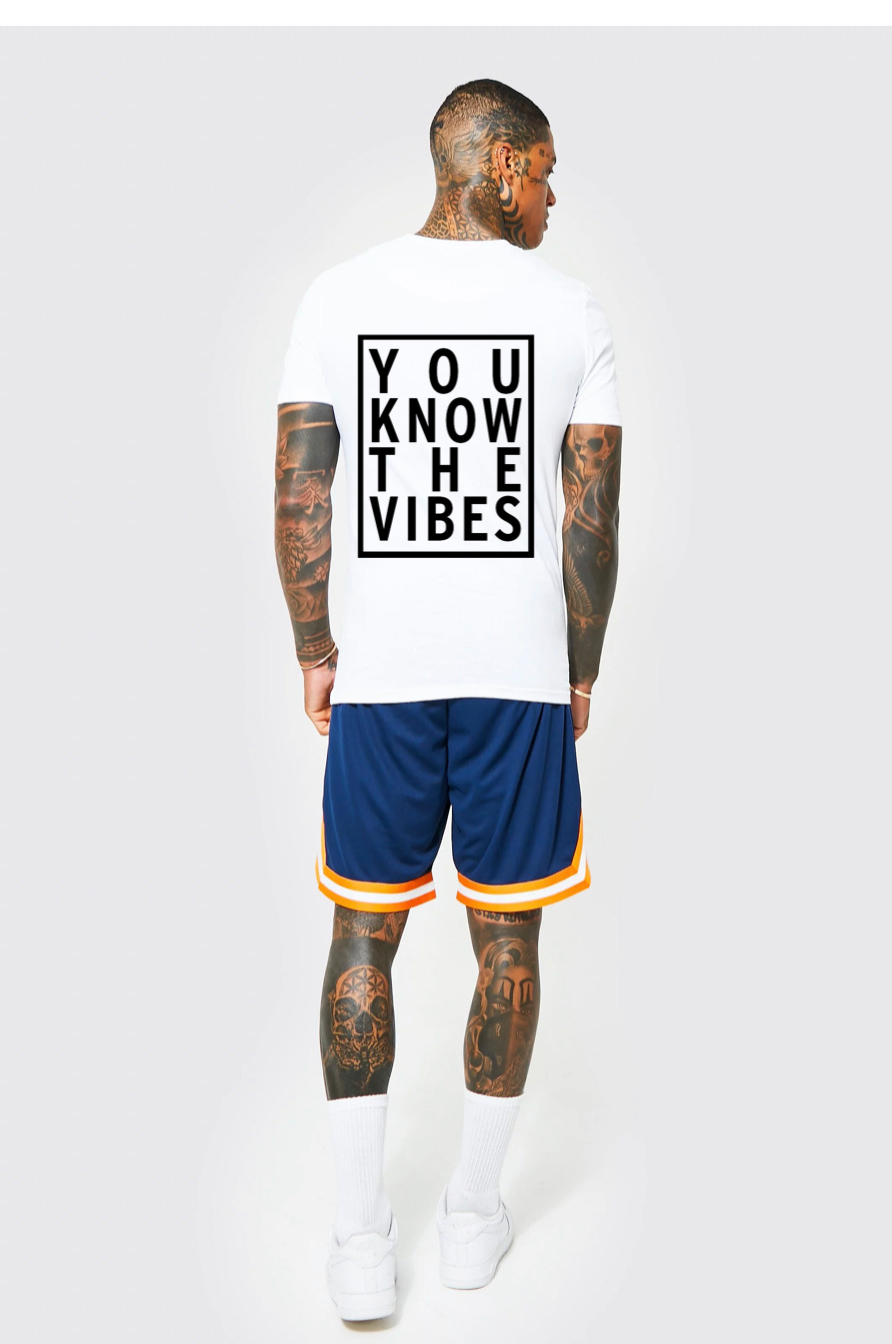 YOU KNOW THE VIBES T-SHIRT (SmallLogo)