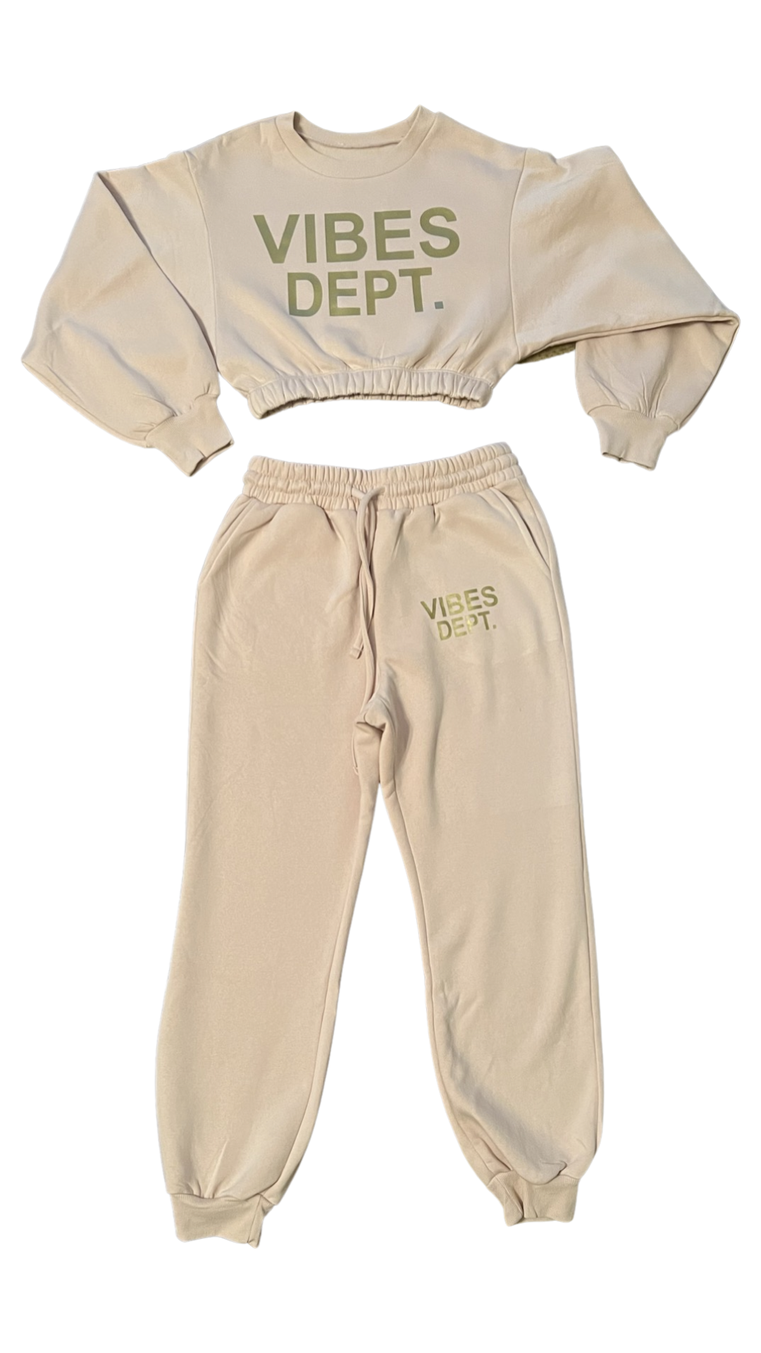 Vibes Dept. Crop top set