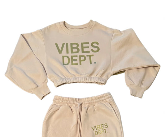 Vibes Dept. Crop top set